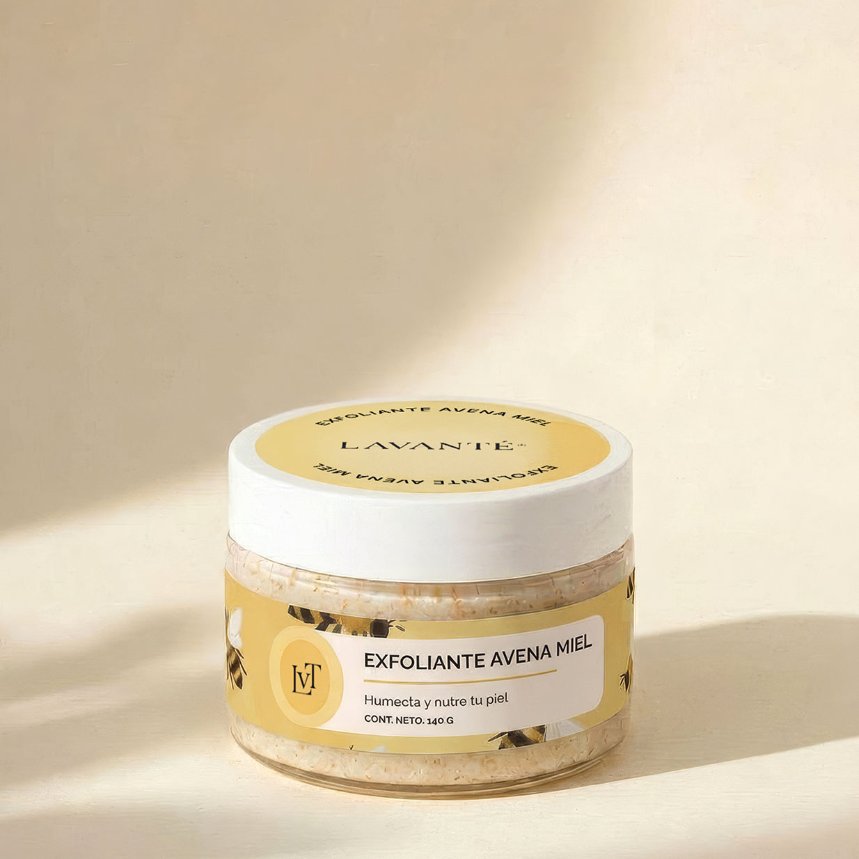 Avena y miel • 140 G Exfoliante de Sal avena y miel